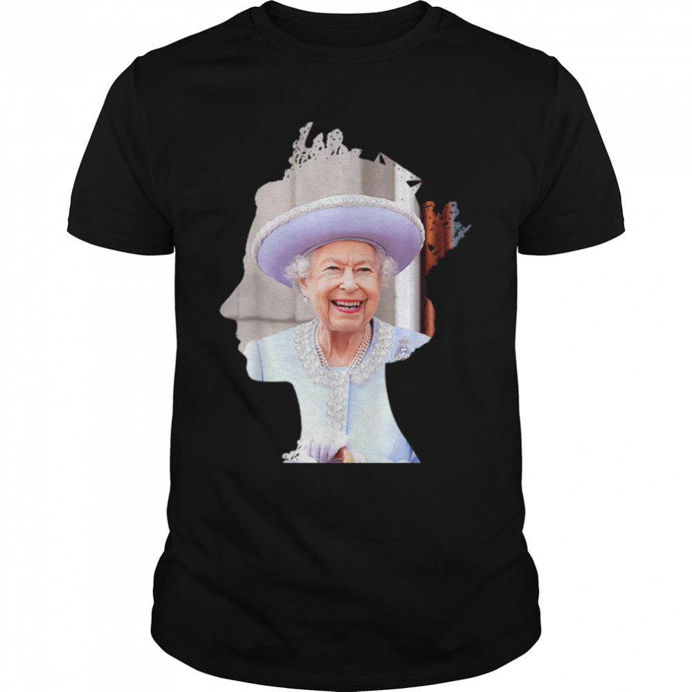 British Queen Platinum Jubilee 70th Anniversary T-Shirt B0BDTSZQV6