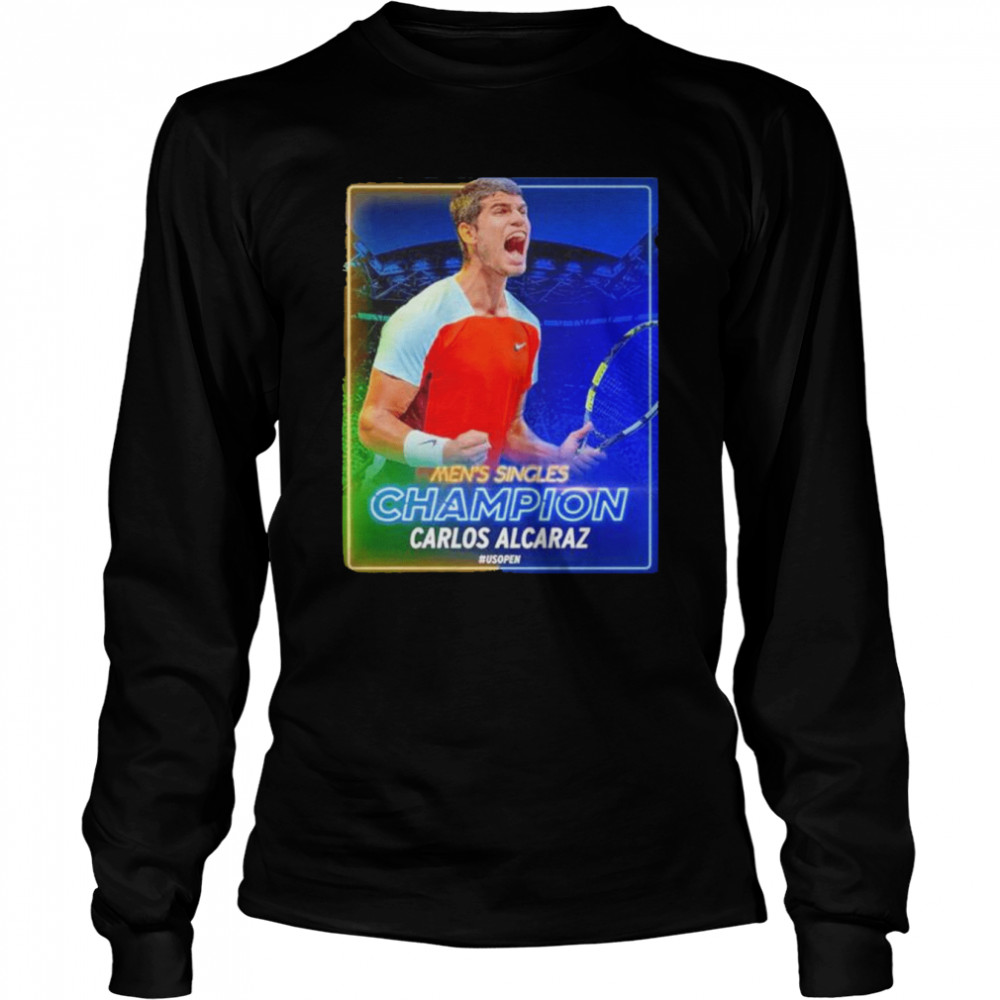Carlos Alcaraz Winner 2022 US Open Tennis Champions 2022 shirt Long Sleeved T-shirt