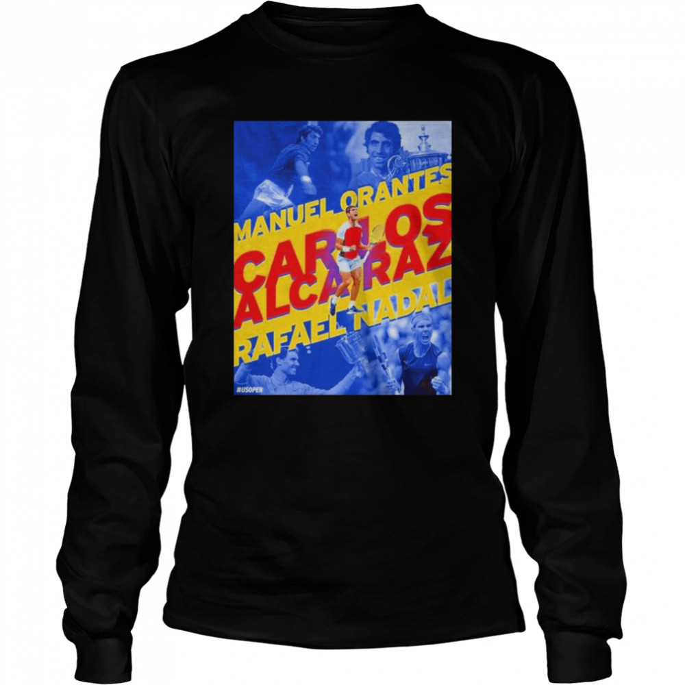 Carlos Alcaraz Winner US Open Tennis Champions shirt Long Sleeved T-shirt