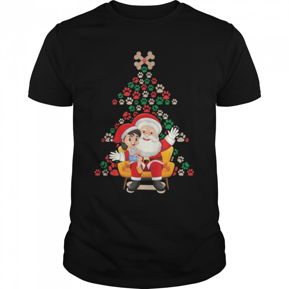 Christmas Is Coming Funny Santa Claus Sitting on Throne T-Shirt B09MCNXV59