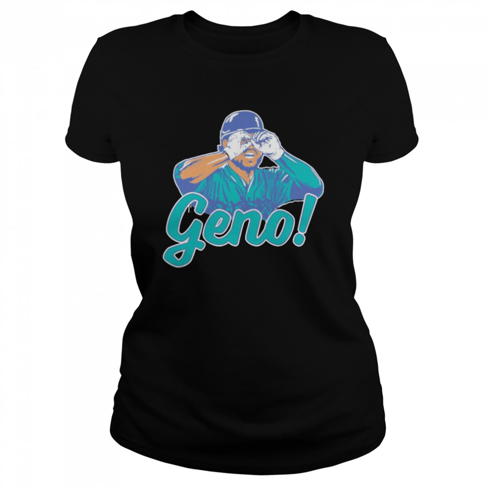 Geno Goggles Eugenio Suarez Seattle Mariners shirt Classic Women's T-shirt