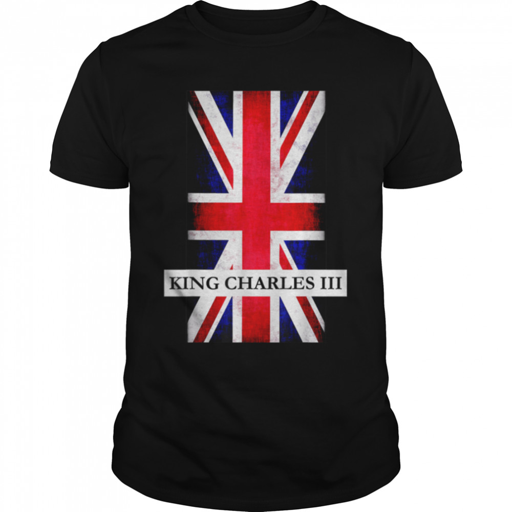 God Save The King HRH King Charles III British Monarch T-Shirt B0BF42N4L2