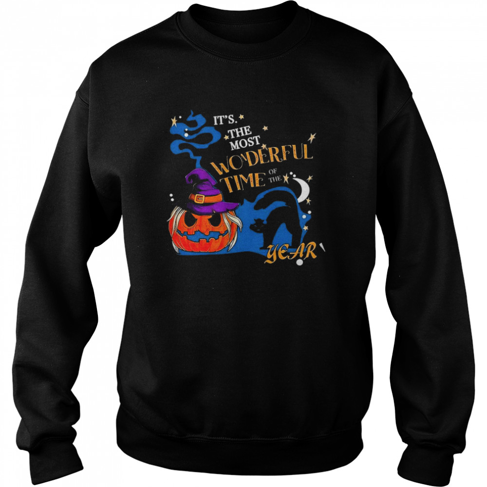 Halloween Pumpkin T  It’s the Most Wonderful Time shirt Unisex Sweatshirt