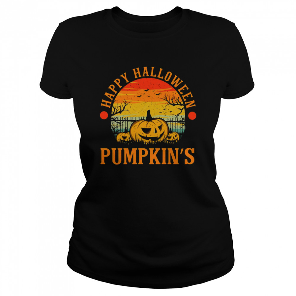 Happy Halloween Pumpkin’s Merchandise Halloween Pumpkin T  Classic Women's T-shirt