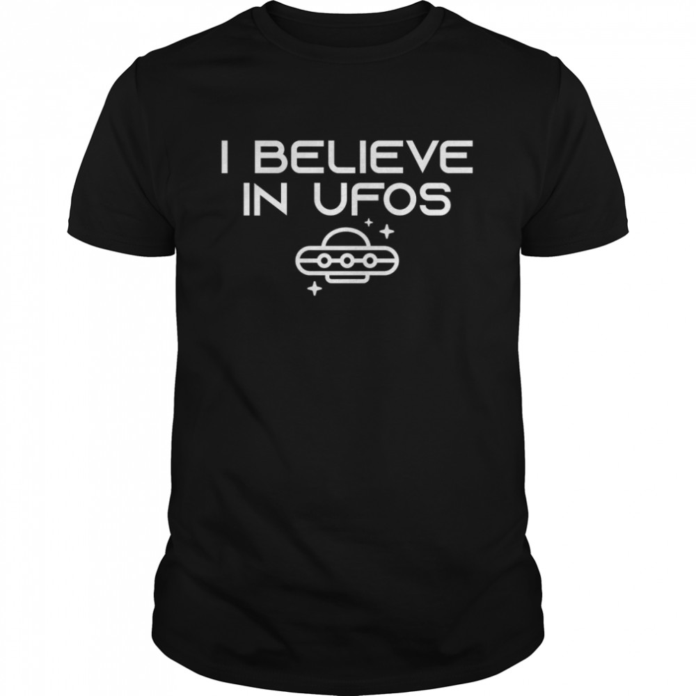I Believe in UFOs Aliens Gift Idea Funny Rude Men’s Ladys T-Shirt