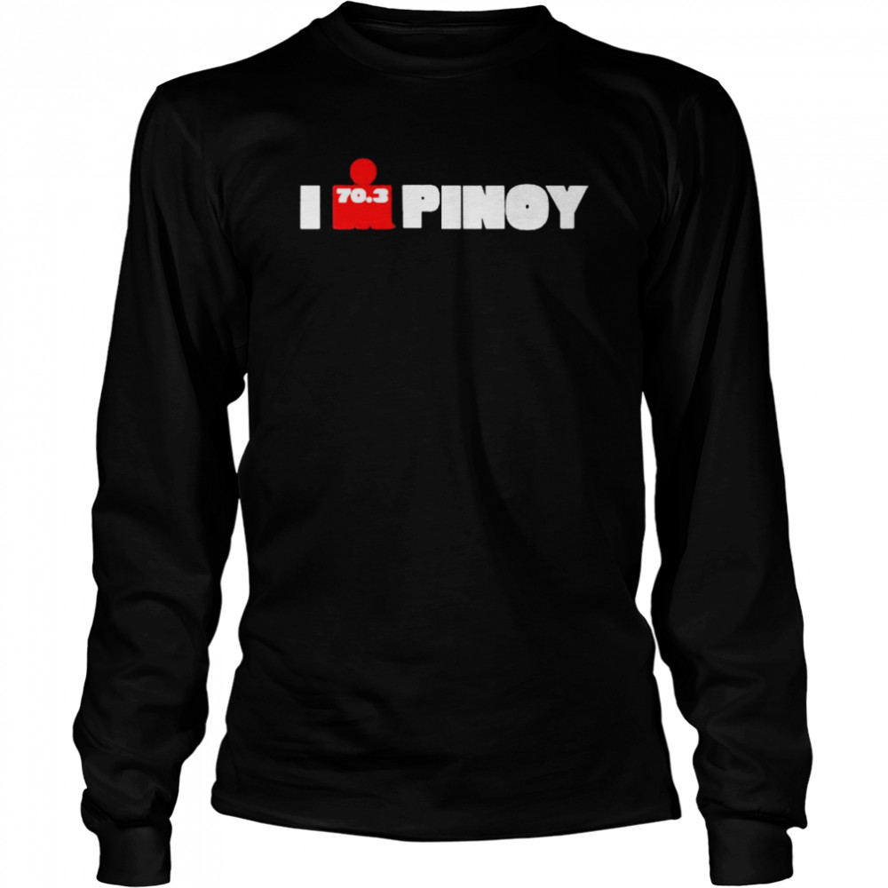 Ironman Im Pinoy 70 shirt Long Sleeved T-shirt