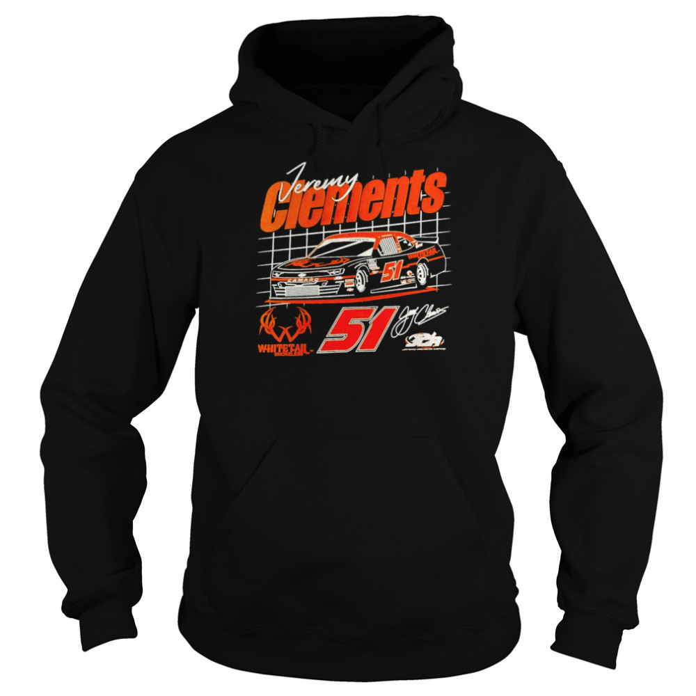 Jeremy Clements Racing throwback shirt Unisex Hoodie