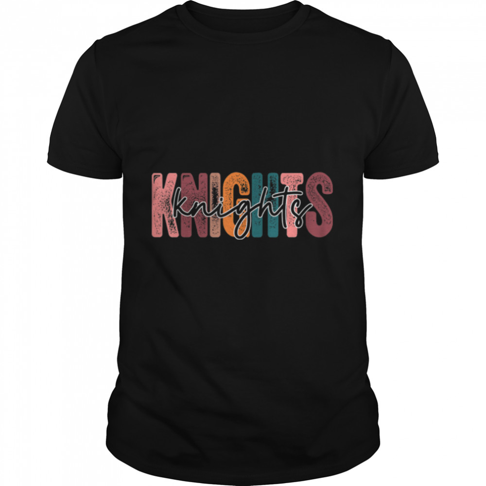 Knights School Sports Fan Team Spirit T-Shirt B0BFDB5NPZ
