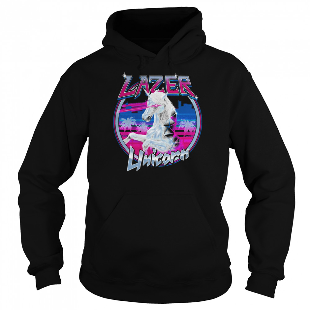 Lazer Unicorn shirt Unisex Hoodie