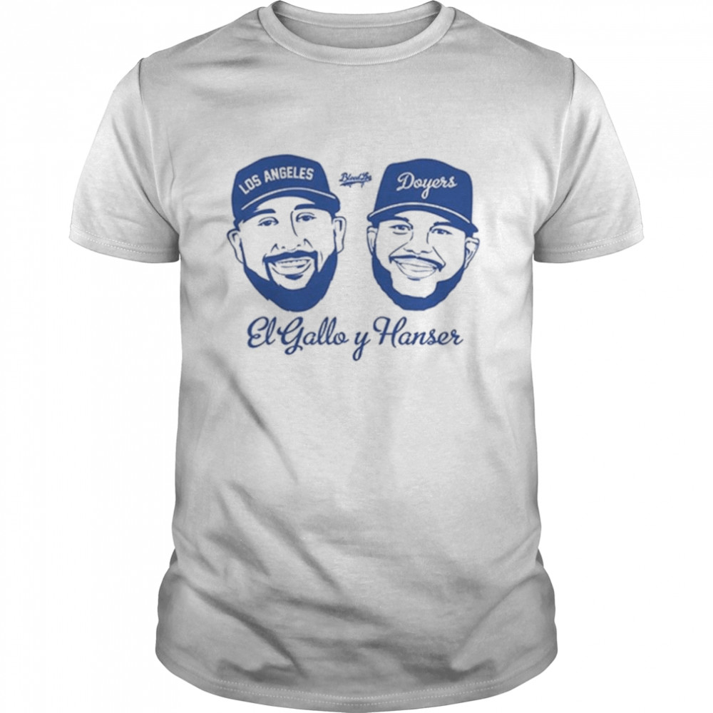 Los Angeles Dodgers El Gallo y Hanser shirt Classic Men's T-shirt