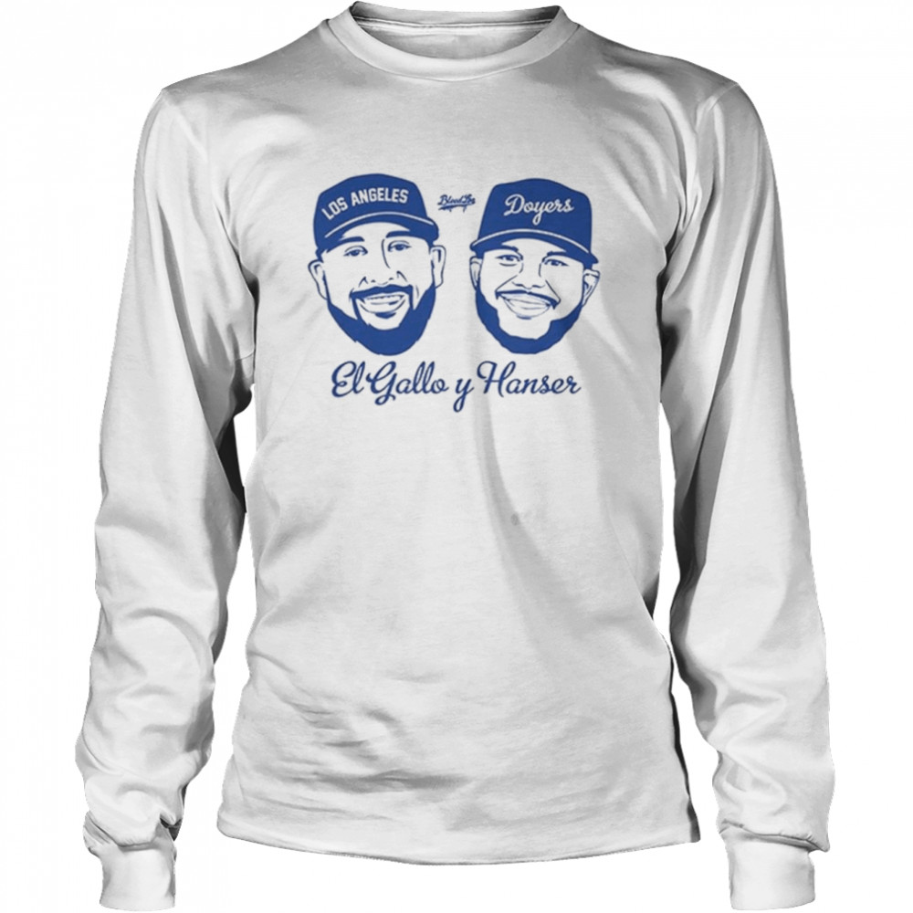 Los Angeles Dodgers El Gallo y Hanser shirt Long Sleeved T-shirt