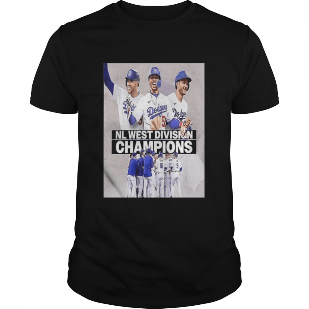 Los Angeles Dodgers NL West Division Champions 2022 shirt