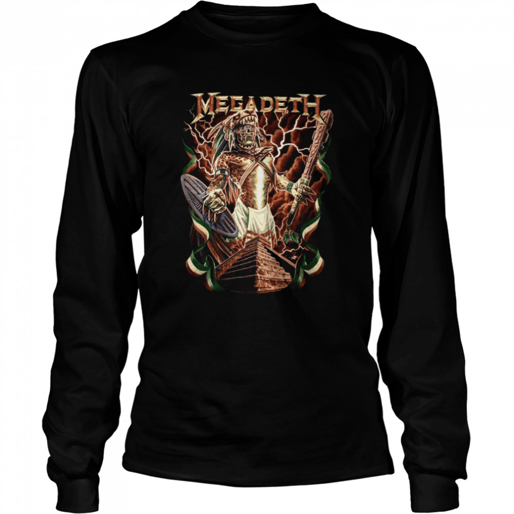 Megadeth Dave Mustaine Reprint Cotton Black Men T  Long Sleeved T-shirt