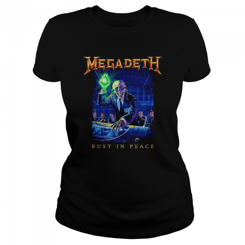 Megadeth Rust In Peace Tracklist shirt Classic Women's T-shirt
