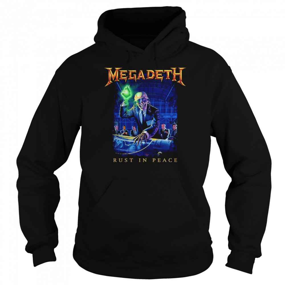 Megadeth Rust In Peace Tracklist shirt Unisex Hoodie