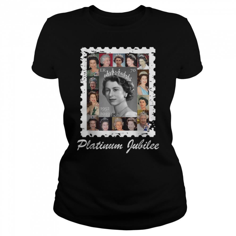 Queen Elizabeths Platinum Jubilee 70 years Celebration 2022 T- B0B3BKBGK1 Classic Women's T-shirt