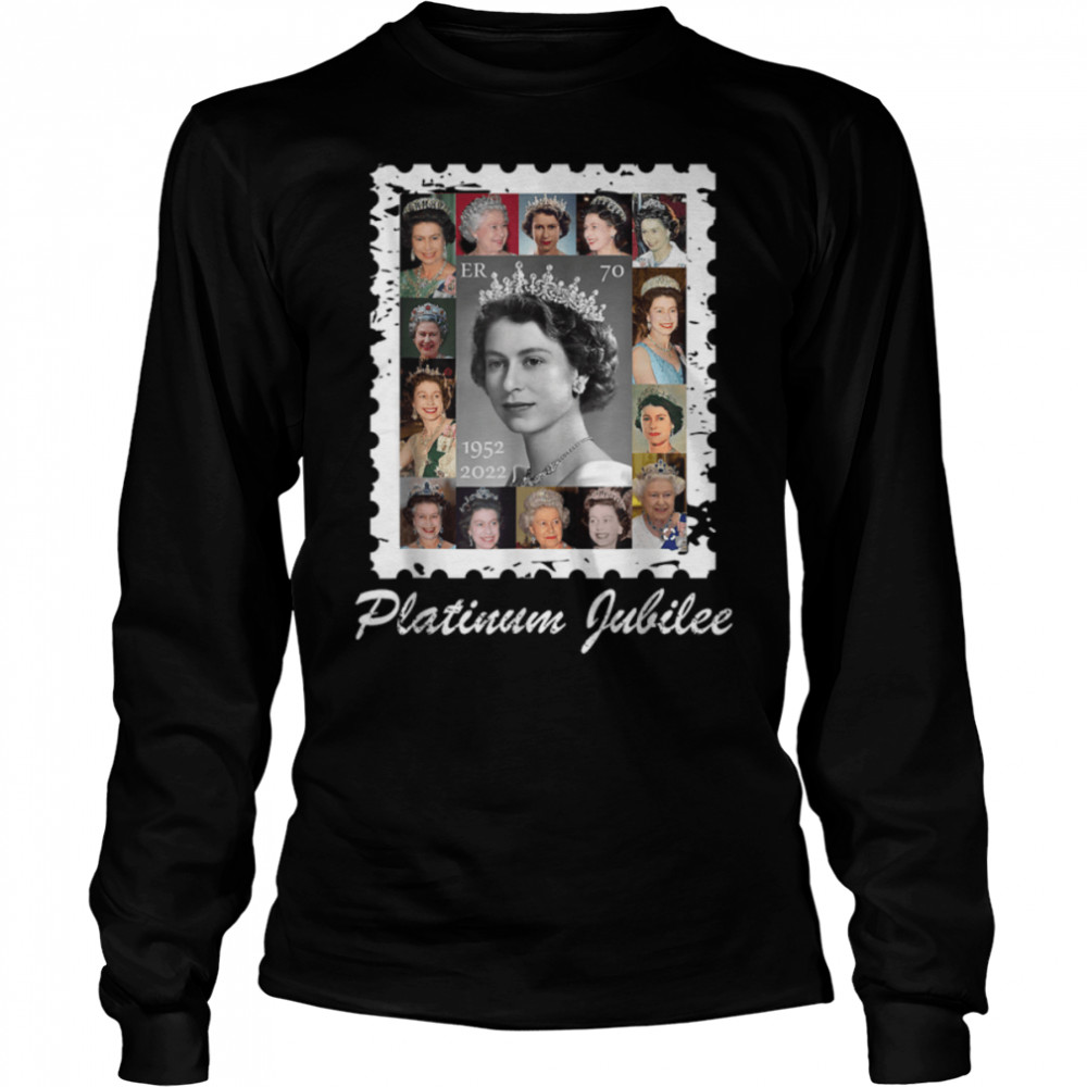 Queen Elizabeths Platinum Jubilee 70 years Celebration 2022 T- B0B3BKBGK1 Long Sleeved T-shirt
