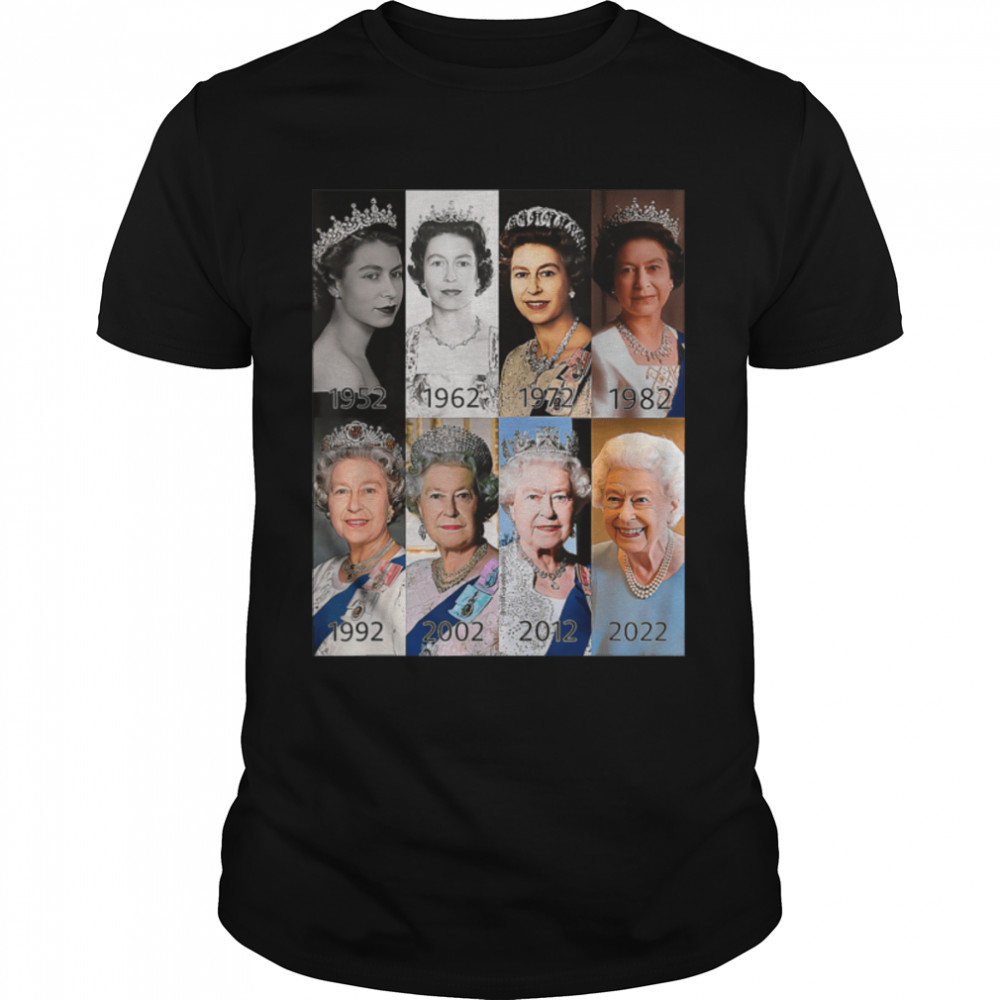 Queen Elizabeths Platinum Jubilee 70 years Celebration 2022 T-Shirt B0B7DV5PQ3