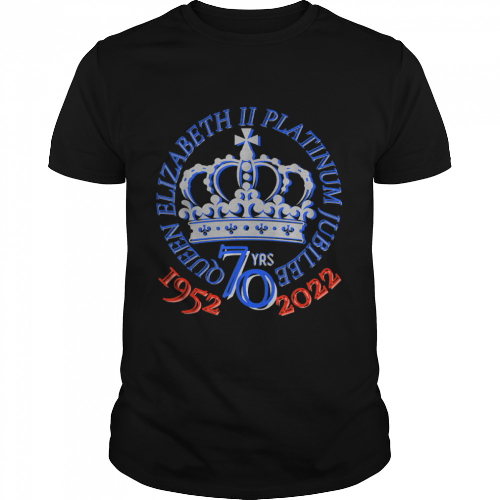 Queen Platinum Jubilee tshirt 2022 Queens Jubilee gift UK T- B09RKLK3LV Classic Men's T-shirt