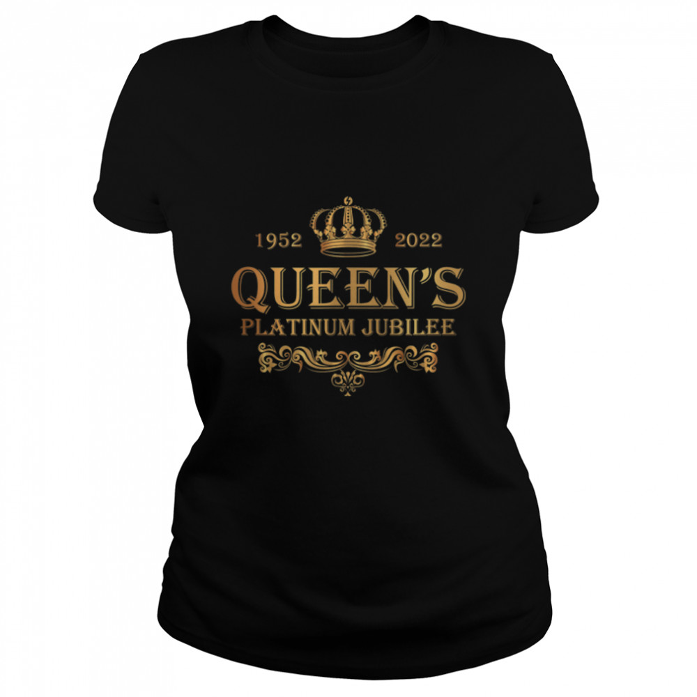 Queen's Platinum Jubilee 2022  - British Monarch T- B0B2TF7VDJ Classic Women's T-shirt