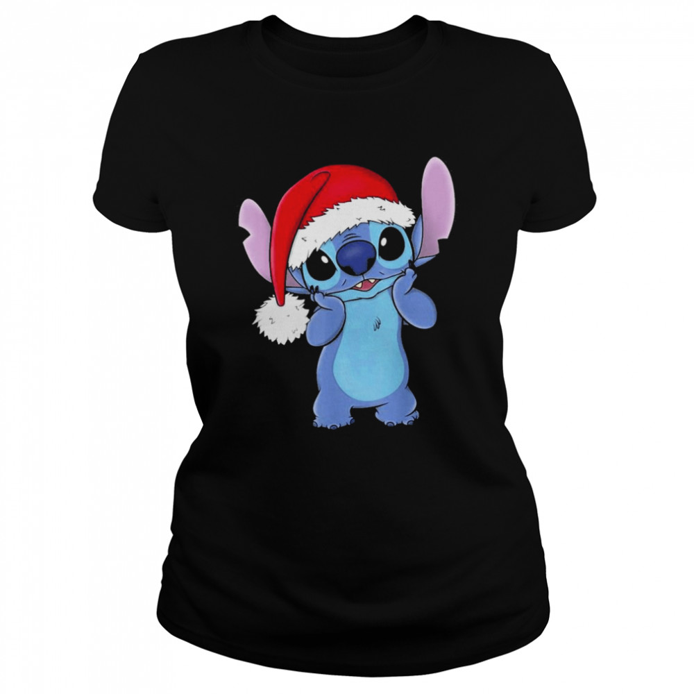 Santa Stitch Merry Christmas 2022 shirt Classic Women's T-shirt