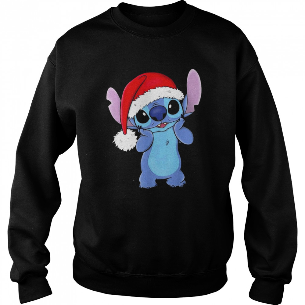 Santa Stitch Merry Christmas 2022 shirt Unisex Sweatshirt