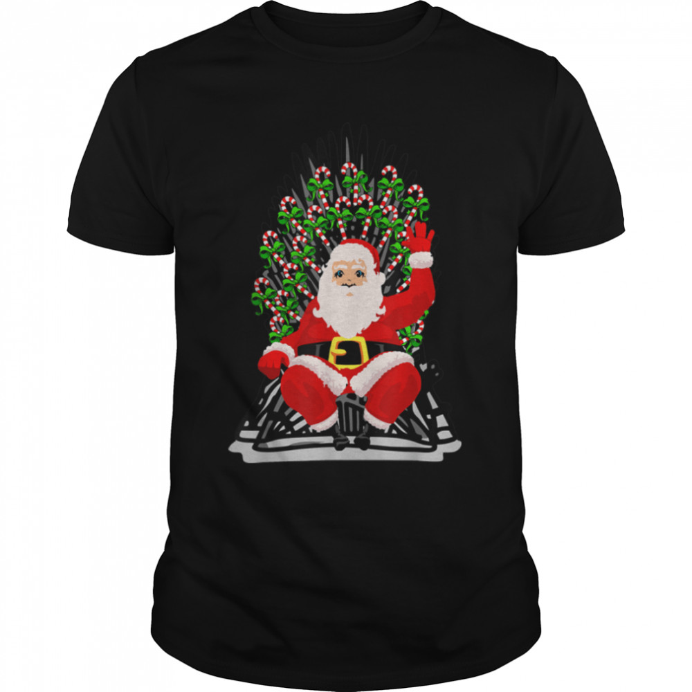 Santa Throne style Christmas gift for men women T-Shirt B09QZCP1C8