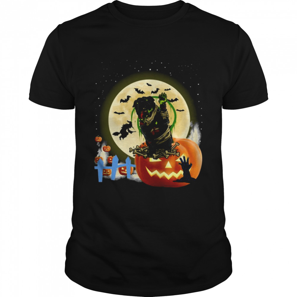 Scary Zombie Dog Halloween Trick Or Treat shirt Classic Men's T-shirt