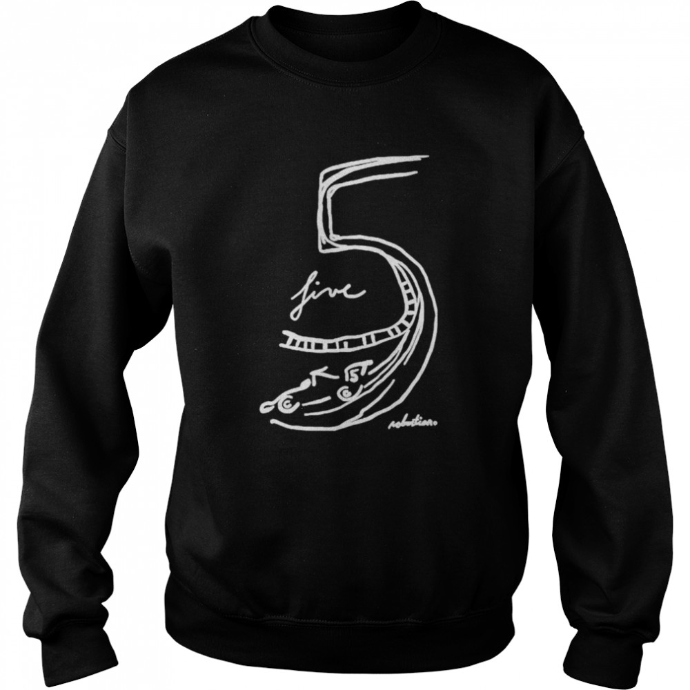 Sebastian vettel five 5 signature shirt Unisex Sweatshirt