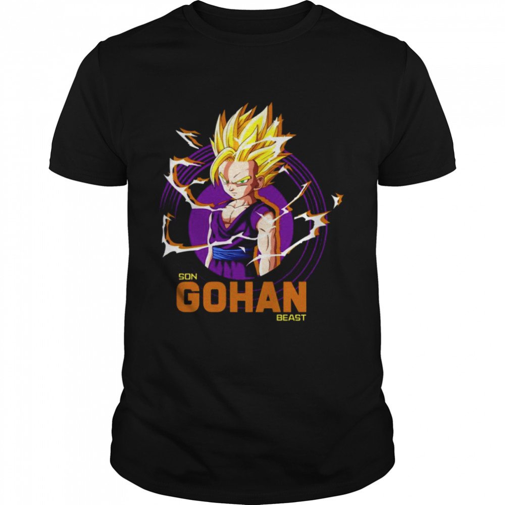 Son Gohan Beast Retro Dragon Ball Anime Manga shirt Classic Men's T-shirt