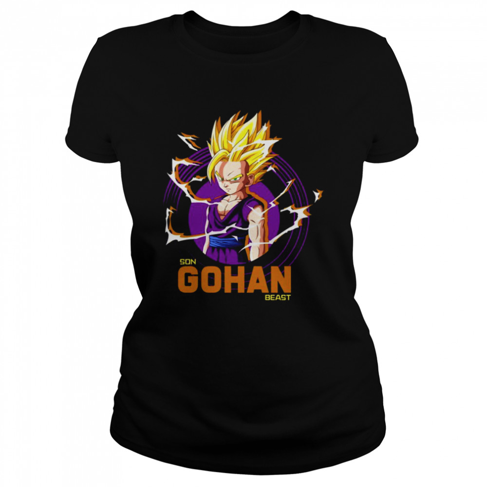 Son Gohan Beast Retro Dragon Ball Anime Manga shirt Classic Women's T-shirt