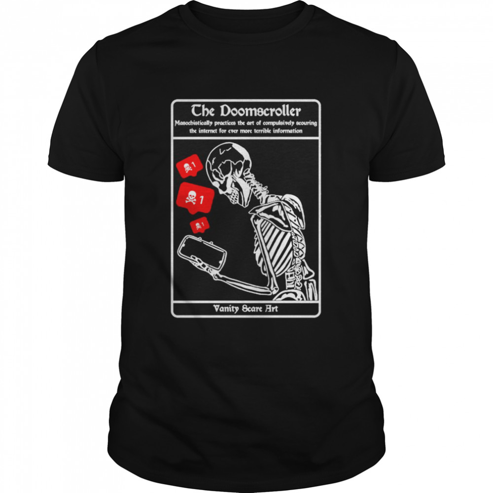 The doomscroller Vanity Scare Art shirt Classic Men's T-shirt