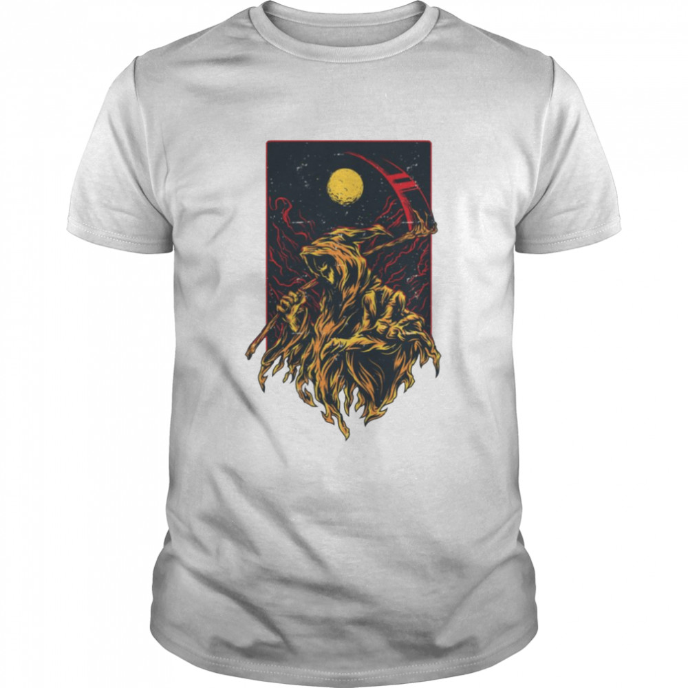 The Hell God Grim Reaper Halloween shirt