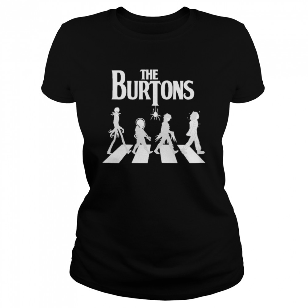 Tim Burton Beetlejuice Abbey Road shirt Classic Women's T-shirt