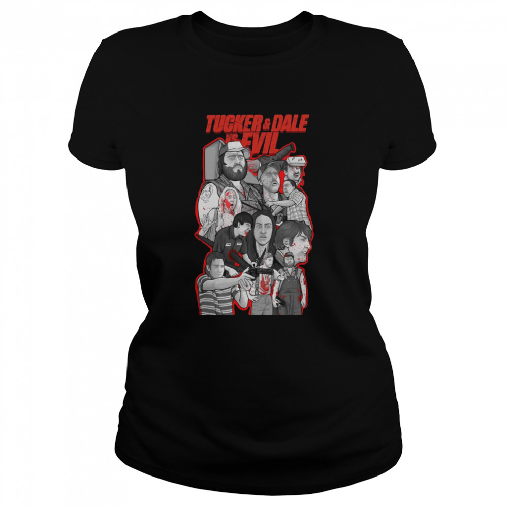 Tucker And Dale Vs Evil Halloween shirt Classic Women's T-shirt