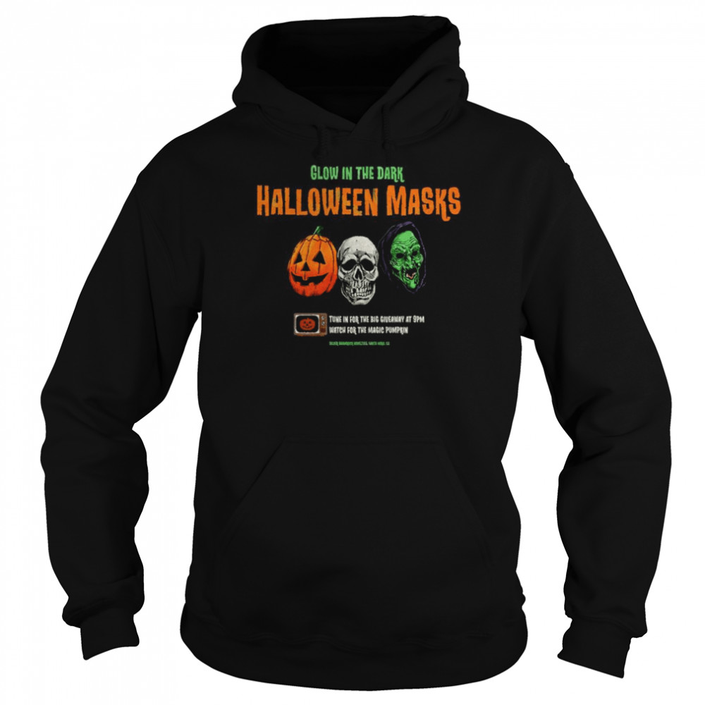 Tune In For The Big Giveaway At 9pm Halloween shirt Unisex Hoodie
