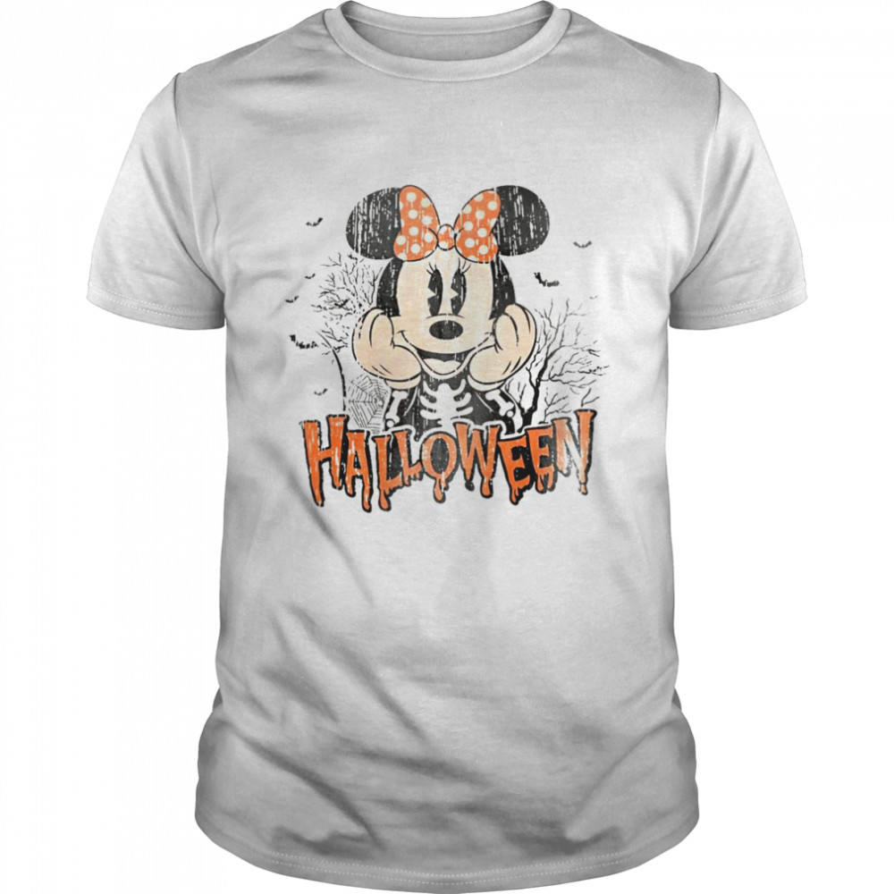 Vintage Mickey Disney Halloween Minnie Comfort Color T  Classic Men's T-shirt