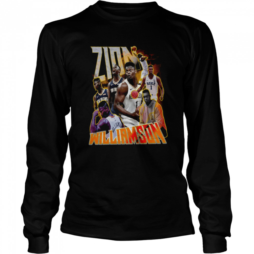 Zion Williamson Vintage T- Long Sleeved T-shirt