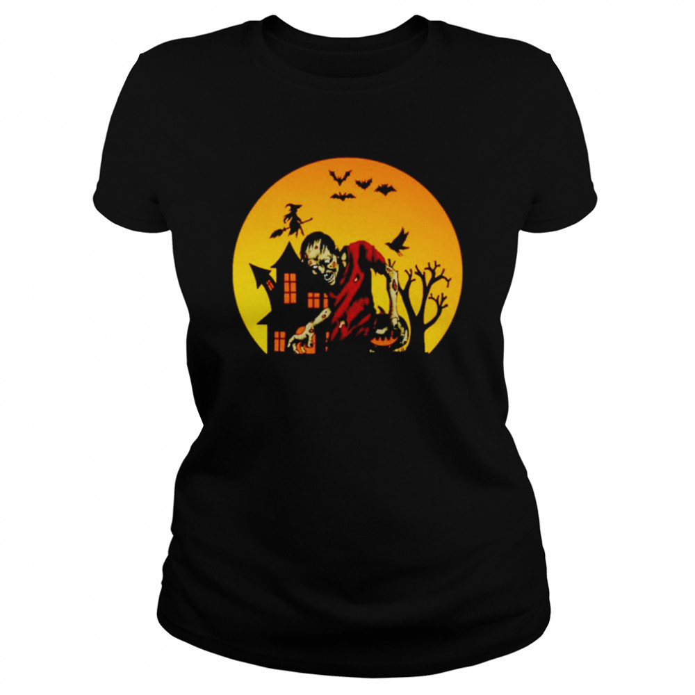 Zombie Wes Freed Witch Halloween shirt Classic Women's T-shirt