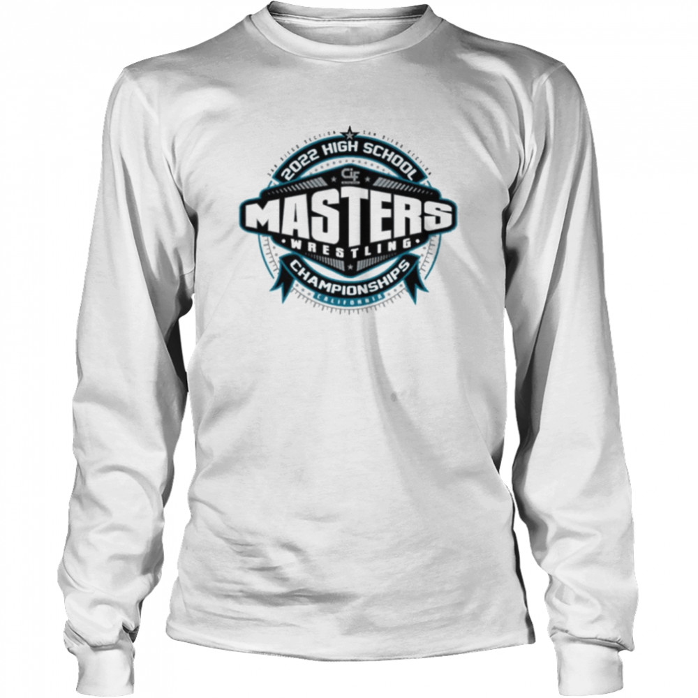 2022 CIF-SDS Boys Masters Wrestling T- Long Sleeved T-shirt