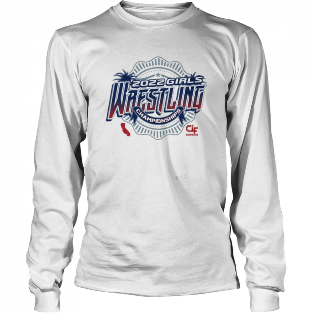 2022 CIF-SDS Championship Girls Wrestling T- Long Sleeved T-shirt