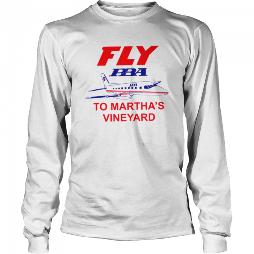 Airplane Pba Airlines Martha’s Vineyard shirt Long Sleeved T-shirt