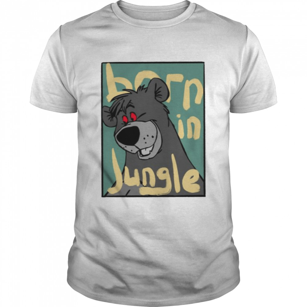 Animated Art Trending Born In Jungle shirt