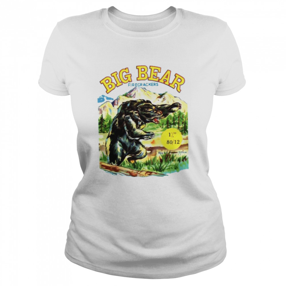 Big Bear Brand Firecrackers shirt Classic Women's T-shirt