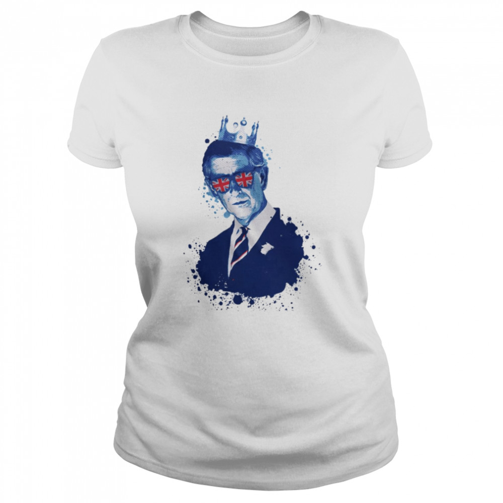 Blue Art King Charles Iii Coronation 2022 shirt Classic Women's T-shirt