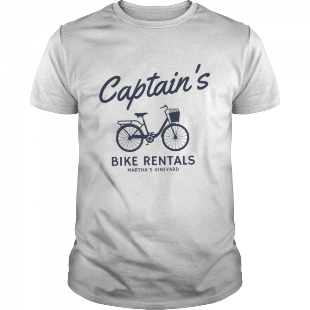 Captain’s Bike Rentals Martha’s Vineyard shirt Classic Men's T-shirt
