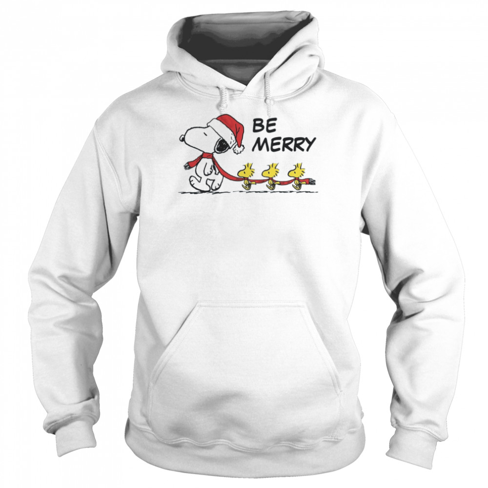Christmas Snoopy And Friends Winter Scarf T shirt Unisex Hoodie