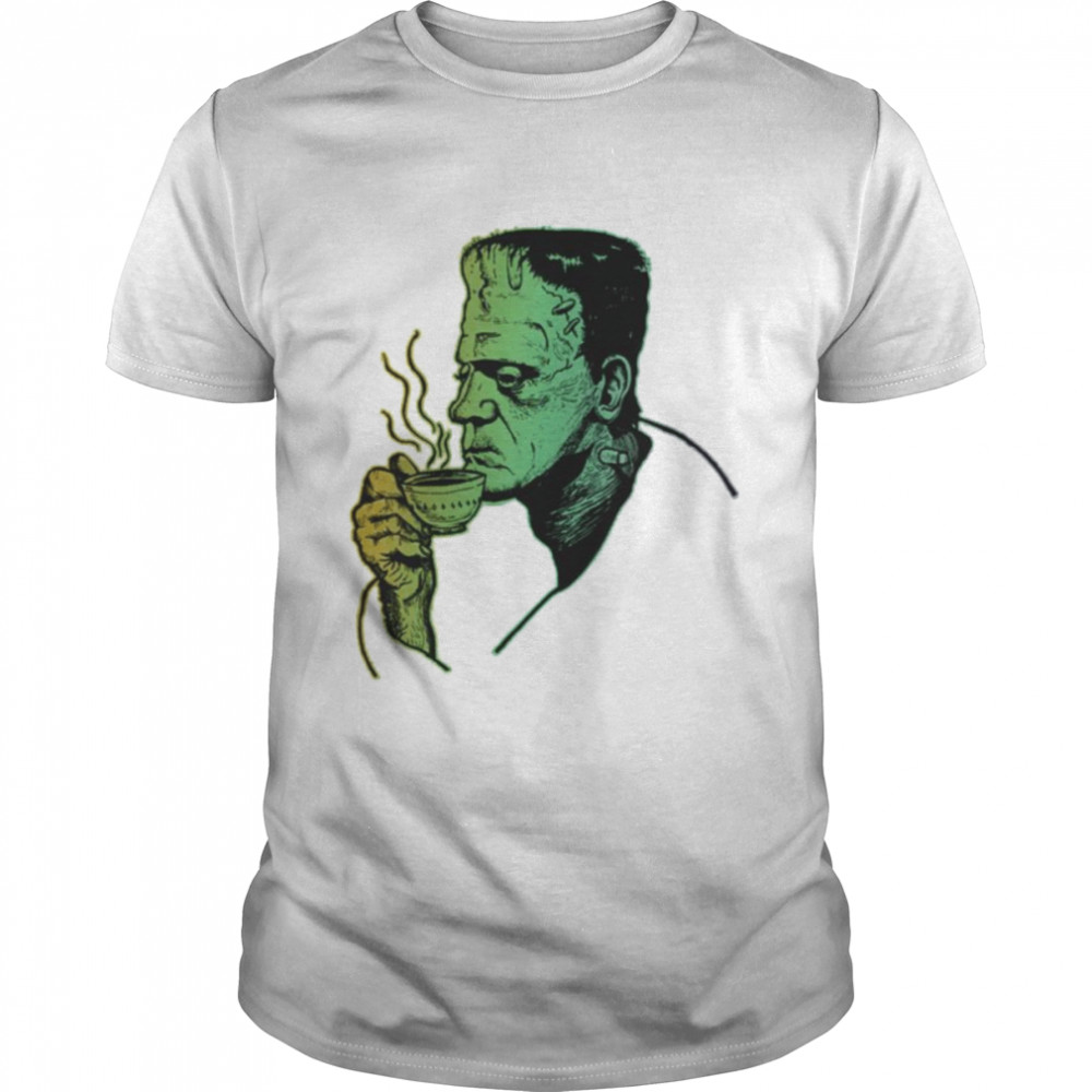 Coffee With Frankenstein The Munsters shirt Classic Men's T-shirt
