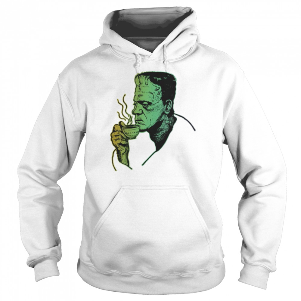 Coffee With Frankenstein The Munsters shirt Unisex Hoodie
