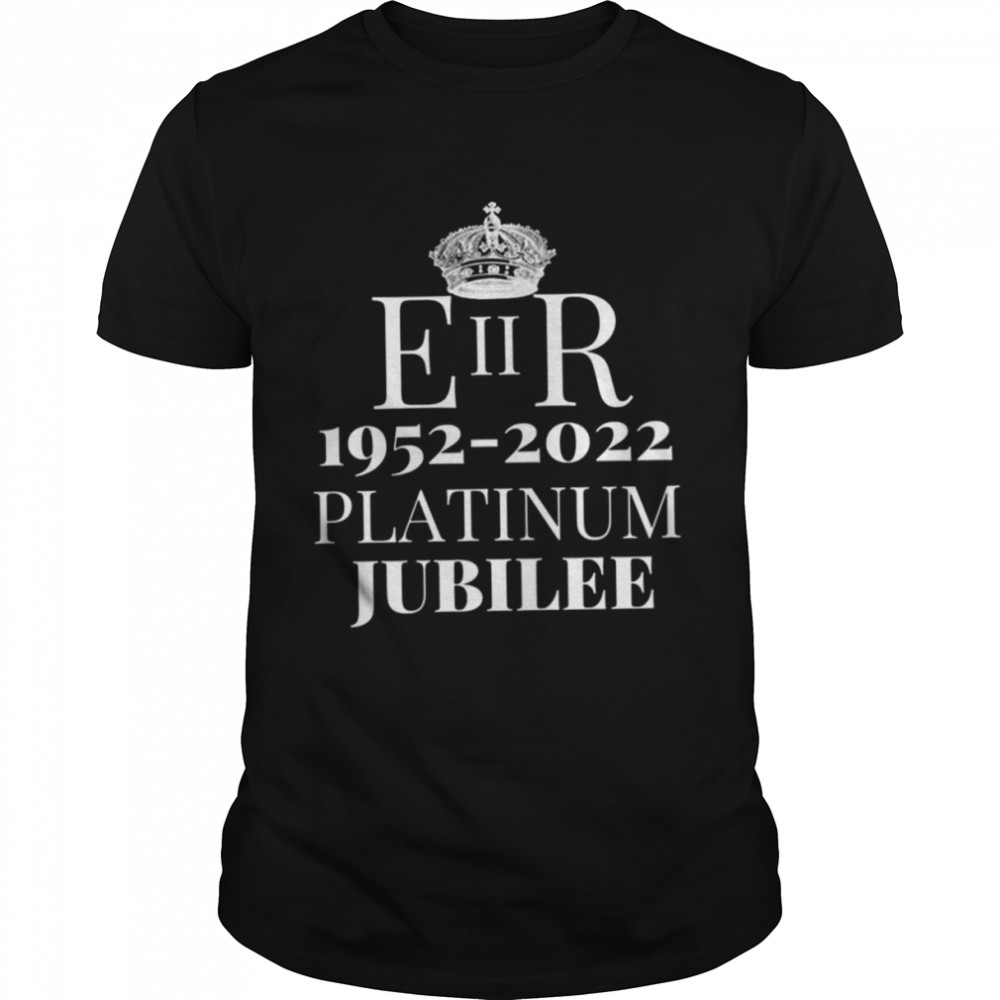 Eiir 1952 2022 Platinum Jubilee In My Heart Ever shirt Classic Men's T-shirt